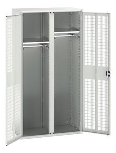 Bott Verso Ventilated door Tool Cupboards Cupboard with shelves Vented  Cupboard 1050x550x2000H 2 Shelf +2 Rail + Partition